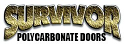 survivor survivor polycarbonate door logo