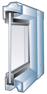 ultraclear garage door cutaway