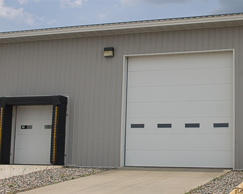 insulated wash bay garage door